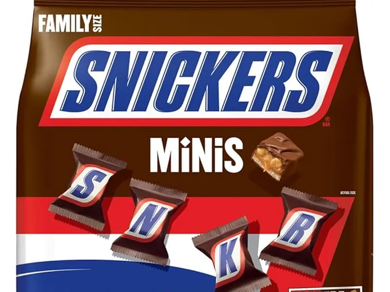 Snickers Minis Milk Chocolate Candy Bars Family Size